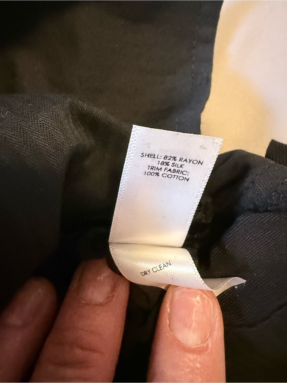 High-Waist Black Velvet Button-Front Trousers - Picture 6 of 7